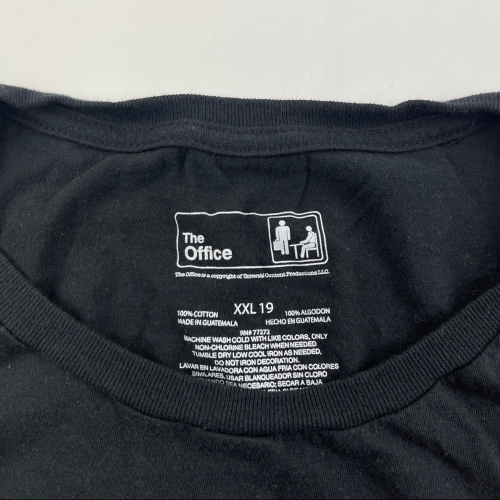 The Office Tshirt Womens Juniors XXL 19 Black Short Sleeve - Picture 2 of 6